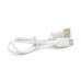 Кабель USB 2.0 (AM/Miсro 5 pin) 0,3 м, белые