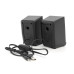 Колонки 2.0 JEDEL S-578 USB+3.5mm, 4" 2x3W, 90Hz-20KHz, з регулятором гучності, Silve BOX, Q30