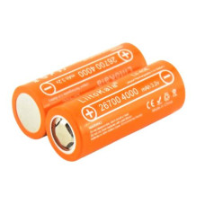 Аккумулятор 26700 Lifepo4 LiitoKala Lii-40E, 4000mah （4100-4200mah）, 3.2V (2.75-4.2V), Orange, 71mm x 26.5mm, цена за 1 шт