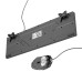 Комплект провідний KB+Mouse HOCO GM18, USB, RGB підсвічування, (Eng/Pyc), Black/White, Box