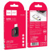 Перехідник HOCO UA31E Type-C(M) => Type-C(F), Black, Box