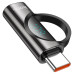 Перехідник HOCO UA32A Type-C(M) => Lighting(F), 60W, індикатор потужності заряду), Black, Box
