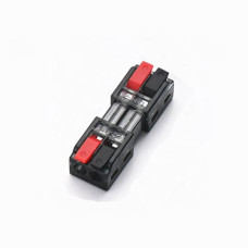 Клемаз натискними затискачами 1-провідна LT-2-2, 2-pin, 250V, 32A, 0.5-2.5mm2, 13,5*30*11mm, сіра