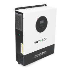 Гібридний інвертор WITSLOR HF11048-B, 1Ф-11kW, 48V, ток заряда 10-120А, 200-400V, MPPT 90-500VDC, PV 500VDC, 19kg