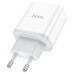 СЗУ HOCO C105A 110-240V, PD20W+Q3.0,USB+Type-C, White, Blister