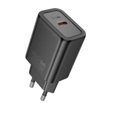 СЗУ HOCO N62 110-240V, PD30W, USB-C, Black, Box