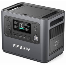 Портативна станція AFERIY AF-P280, LiFePO4, що розширюється від 2048Втч(max2800)Вт,MPPT 11.5-50В-20А(2*600Вт),out220v. LED. 2-USB,4xType-C PD20/100Вт,DC+прикурювач 12В/10А,398*280*315/398*280*220 мм22kg+19kg