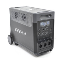 Портативная станция AFERIY AF-P310-EC-H, LiFePO4 3840Втч(max3600)Вт,MPPT 11.5-50В-20А(1500Вт),out220v. LED. 2-USB,4xType-C PD20/100Вт,DC+прикуриватель12В/10А, 584*321*464 мм, 40kg
