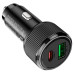 АЗУ 12-24V HOCO NZ14A, USB 3.0+USB-C, 3A, PD20W+QC3.0, Black, Box