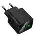 СЗУ 110-240V HOCO CS81A, 1xUSB, 3A, 18W, QC3.0, Black, Blister