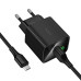 Набір СЗУ 110-240V HOCO CS81A+ кабель Micro, 1xUSB, 3A, 18W, QC3.0, кабель 1м, Black, Blister