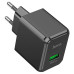 СЗУ 110-240V HOCO CS12A 1xUSB, 18W, Black, Blister