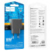 СЗУ 110-240V HOCO CS12A 1xUSB, 18W, Black, Blister