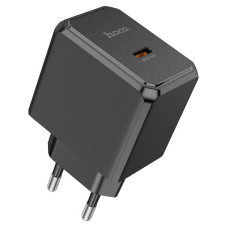 СЗУ 110-240V HOCO CS13A 1xUSB-C, PD20W, Black, Blister