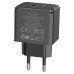 СЗУ 110-240V HOCO CS13A 1xUSB-C, PD20W, Black, Blister