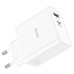 СЗУ HOCO C113A 110-240V, PD65W+Q3.0, USB+Type-C, White, Box