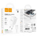 Набір СЗУ 110-240V HOCO C146A + кабель Type-C, 1xUSB-C, PD20W, 1м кабель, White, Box