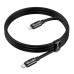 Кабель Hoco U143, Type-C-Lighting, 27W, довжина 1.2м, Black, BOX