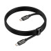 Кабель Hoco U143, Type-C-Type-C, 27W, довжина 1.2м, Black, BOX