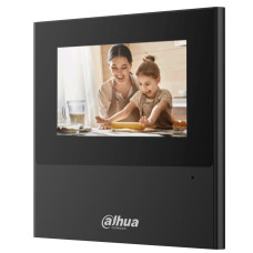 4,3" IP відеодомофон з Wi-Fi чорного кольору Dahua DHI-VTH2611L-WP-BE