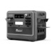 Портативна зарядна станція FOSSiBOT F2400, 2200W/2048Wh LiFePO₄, MPPT 500W max, XT60-12V/25А, 2xDC5521-12V-3A, CarPort-12V-10A, 2xAC23 4xUSB-C-100W, Wi-Fi, Bluetooth, charge 2 h,386*840*321 мм. 22кг