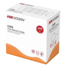 Кабель кручена пара CAT6 Hikvision (для внутрішньої прокладки) DS-1LN6UU/CCA