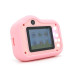 Дитячий фотоапарат M03 Рожевий Кролик, 2 камери, екран IPS 2-дюйми, Type-C, Pink, BOX