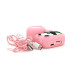 Дитячий фотоапарат M03 Рожевий Кролик, 2 камери, екран IPS 2-дюйми, Type-C, Pink, BOX
