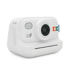 Дитячий фотоапарат S9 з функцією миттєвого термодруку, 1080p HD, MicroSD, екран IPS 2-дюйми, Type-C, White, BOX