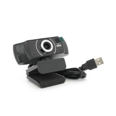 Вебкамера із мікрофоном B08, 2K 30fps, пласт. корпус, Black, BOX