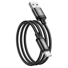 Кабель Hoco X89, Type-C-USB, 3A, Black, довжина 2м, BOX