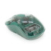 Миша бездротова JEDEL WD141T-G, 1200, 2.4 GHz+Bluetooth 5.0, 3.7V 300mAh, Type-C заряджання. 109x60x32 мм. 69 р. Transparent-Green, Box