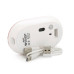 Миша бездротова JEDEL WD133, 800/1200/1600DPI, 2.4 GHz+Bluetooth 5.0, 3.7V 400mAh, Type-C заряджання. 105x60x34 мм. White. Box