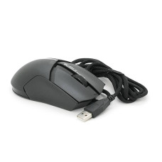 Миша провідна JEDEL GM1401, 7 кнопок, 1000/2000/3200/5600/7600/12400DPI, кабель 1,5 м. RGB підсвічування. Black. Box