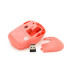 Миша бездротова JEDEL W690, 1000DPI, 2.4 GHz, 2xAA. 100x60x31 мм. Pink. Box