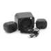 Колонки 2.1 JEDEL S-560P USB+3.5mm, 2x3W+5W, 150Hz-20KHz, з LED підсвічуванням, Black, BOX