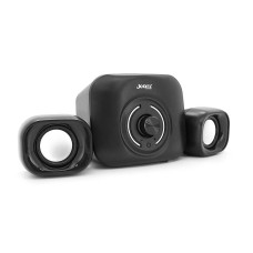Колонки 2.1 JEDEL S-560P USB+3.5mm, 2x3W+5W, 150Hz-20KHz, з LED підсвічуванням, Black, BOX