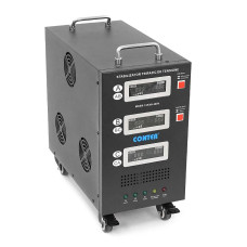Стабілізатор напруги Conter MSER-15KVA/12KW- 400V-V2 трифазний, сервопривід, монтажу підлоги, LED дисплей, діапазон 225-450V, AC400±3%, колодка, 416x219x352 mm, 33.8kg