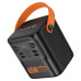 Power Bank HOCO J152 Pro 80000mAh, 4USB/2Type-C, 22.5W+65W, ліхтарик, Black, 1,380kg, Box
