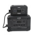 Портативний джерело живлення OUPES S3+S2, LiFePO4, 3600W, PEAK 7000W, 5120Wh, 3500 циклів, MPPT 2100 Вт, 5xAC190-250 В 16 А, 4xUSB-A -18 Вт, 2xUSB-C - 100 Вт, Anderson 12 В 30 А, IP21, 642*305*438 мм, 37,8 кг