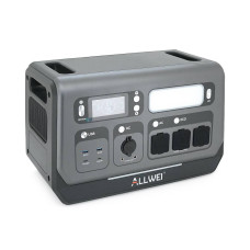 Портативна зарядна станція ALLWEI SGR-PPS2400-2PRO, 2400W/2048Wh LiFePO₄, MPPT 500W max ХТ60/12 – 60 В/10 А, 2xDC5521-12V-12A, CarPort-12V-12A 2xUSB-A-18W, 2xUSB-C-100W, Wi-Fi, charge 1.5 h, 465x260x295 мм, 23.5 кг