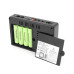 ДБЖ UPS-18W DC1018P YT45949 для роутерів/комутаторів/PON/POE-430, 5//9/12V, 1A, 11600MAh(знімні 4*2900MAh), Black, BOX