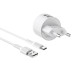 Набір BOROFONE BA23A СЗУ 2xUSB+ кабель USB/Type-C, 2.4A, 1м, White, Blister