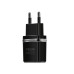 Набір СЗУ HOCO C12 Smart + кабель Lighting, 2xUSB, 2.4A, кабель 1м, Black, Blister