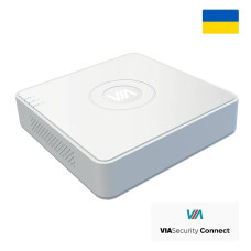 8-канальний IP відеореєстратор VIA SECURITY VIA-NVR08V1Q з підтримкою до 6МП (Value Q Series)