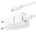 Набір СЗУ HOCO C149A СЗУ+ кабель Type-C/Type-C, 1xUSB-C+1xUSB, PD30W+QC3.0, кабель 1м, White, Box