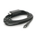 Конвертер MHL Type-C (тато) => HDMI(тато) 1.0м, Black, 4K/2K, BOX