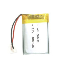 Літій-полімерний акумулятор 5*24*38mm (Li-ion 3.7В 480мА·ч)