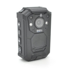 Нагрудний відеореєстратор А4, кут огляду 170°, Дисплей 2”, GPS/WIFI Слот під SD карту, Відео-2K/30fps,Фото-48Мп, IP68, APP, підвертка ИК/LED, акб 2600 мАг, 95х60х35мм