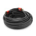 Кабель Merlion HDMI-HDMI V-Link High Speed 10.0m, v2,0, OD-8.2mm, круглий Black, конектор Red, (Пакет), Q40